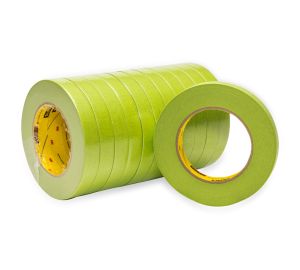 3M High Performance Green Masking Tape 401+, 18 mm x 55 m, 48 rolls per case