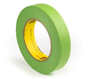 3M High Performance Green Masking Tape 401+- 24 mm x 55 m 6.7 mil- 24 per case Bulk