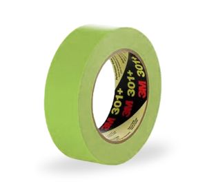 3M 401 Plus Automotive Masking Tape - 24mm x 55m - Green