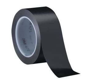 3M Vinyl Tape 471- Black- 2 in x 36 yd- 5.2 mil- 5.2 mil- 24 rolls per case- Individually Wrapped Conveniently Packaged
