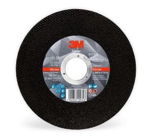 3M Silver Cut-Off Wheel Angle Grinder Disc - 125mm x 1mm x 22mm