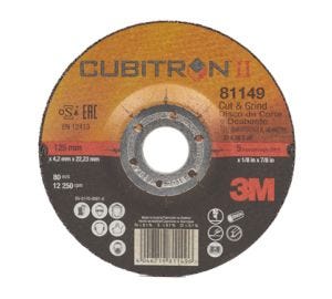 3M - Cubitron Ii Cut And Grind Wheel - 125mm x 22.23mm x 4.2mm