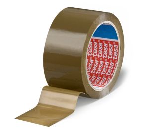 tesa 4263 Rubber Adhesive Packing Tape - Brown -48mm x 75m