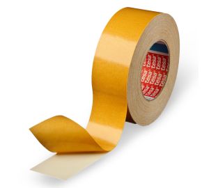 tesa 4974 Double-Sided Fabric Tape - 24mm x 50m - Cream