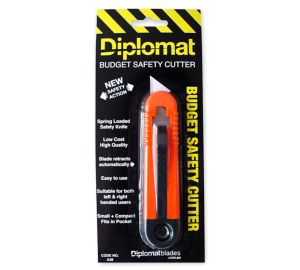 Diplomat A38 Budget Spring-Loaded Box Cutter