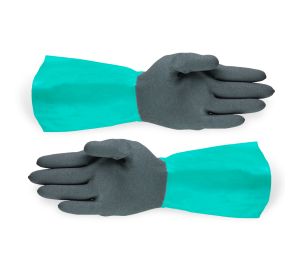 Ansell - Alphatec 58 535 Chemical Resistant Glove - Size 10 - Black and Green