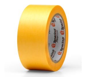 Tenacious Tapes K750 Flow Mask Premium Masking Tape - 24mm x 50m - Yellow