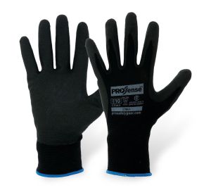 Stinga Black Pvc Foam Glove Size 10