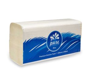 Pure Washroom PWSTB Slimfold Paper Hand Towels - 23cm x 22.5cm - 200 Per Pack
