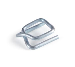 Heavy-Duty Wire Strapping Buckles - Zinc-Coated - 19mm - Silver