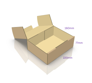 Mailing Box 220mm x 160mm x 77mm