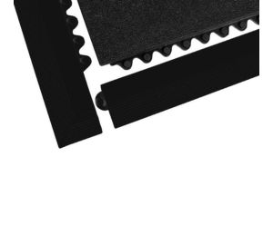 Interlock 24/7 Mat Edging - Black Female - 75mm x 990mm