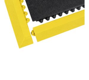 Interlock 24/7 Mat Edging - Yellow Female - 75mm x 990mm
