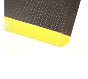 Diamond Plate Gel Black Anti-Fatigue Mat – 900mm x 16mm