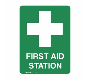 Metal First Aid Sign 600mm x 450mm