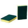 Sponge Scourer - 150mm x 100mm - Green and Yellow