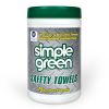 Simple Green Safety Towel Cleaning Wipes - 75 Per Tub