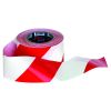 Red/White Barrier Tape - Non Adhesive 75mm x 100M