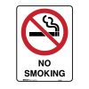 Metal No Smoking Sign 450mm x 600mm