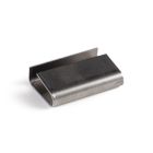 Heavy-Duty Metal Strapping Seals - Open Flange - 19mm - Silver